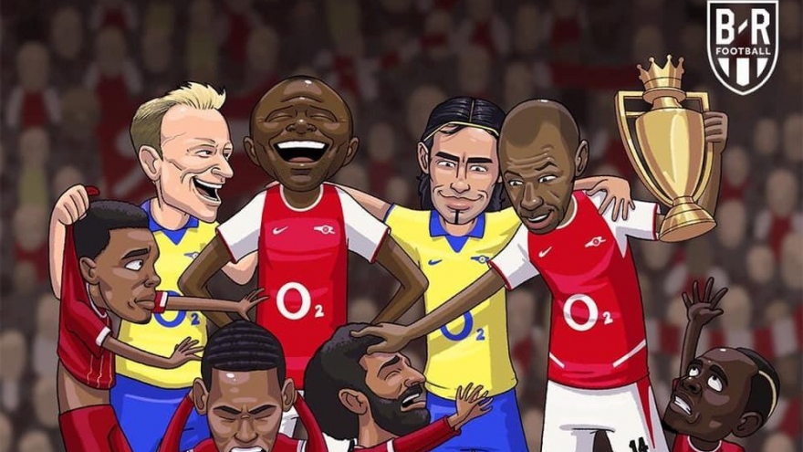 Biếm họa 24h: Arsenal “cà khịa” các đối thủ ở Premier League